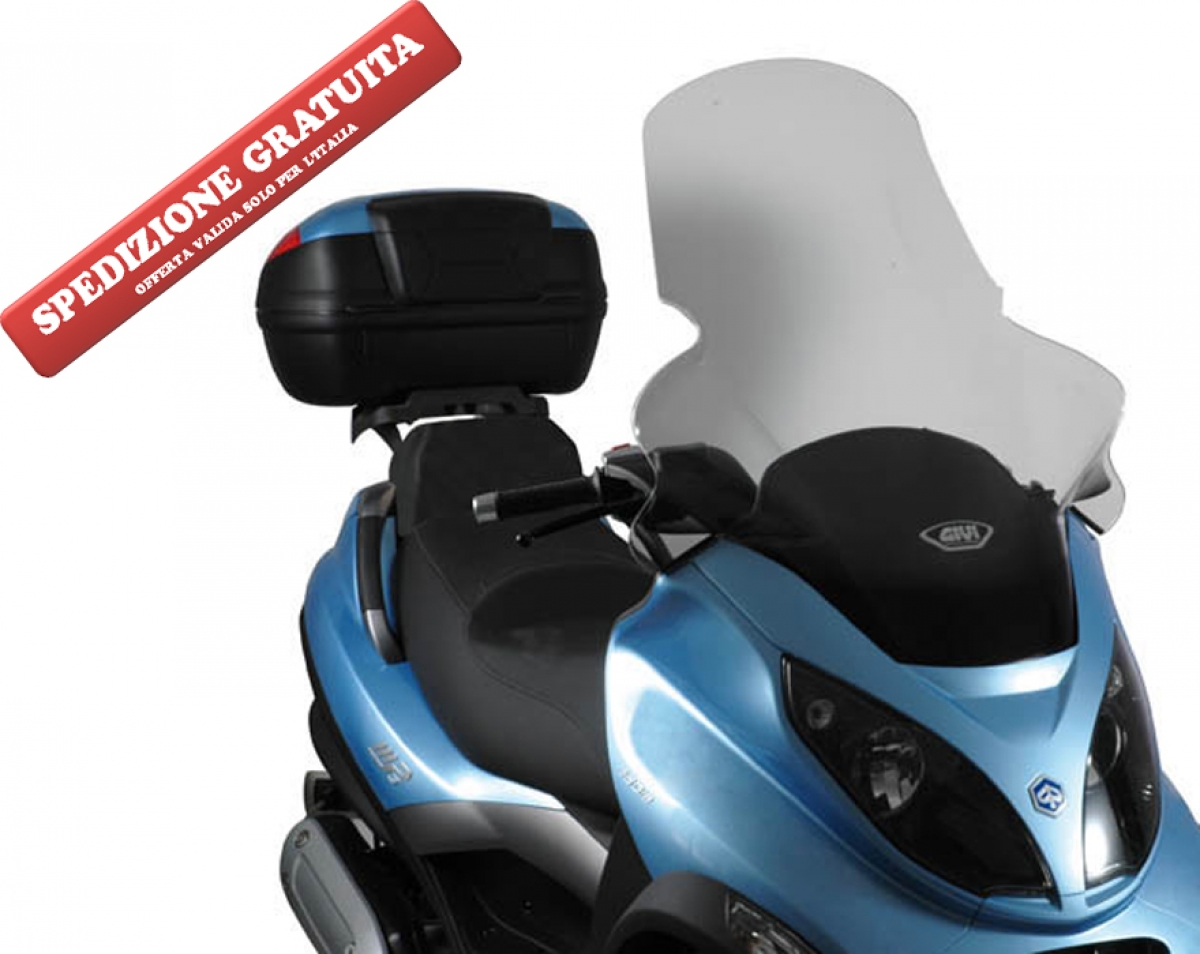 Parabrezza Per Piaggio Nexus 250/300/500 Cc - Vetro S/B Lastra 4 Mm | Ricambio Originale - Foto 11