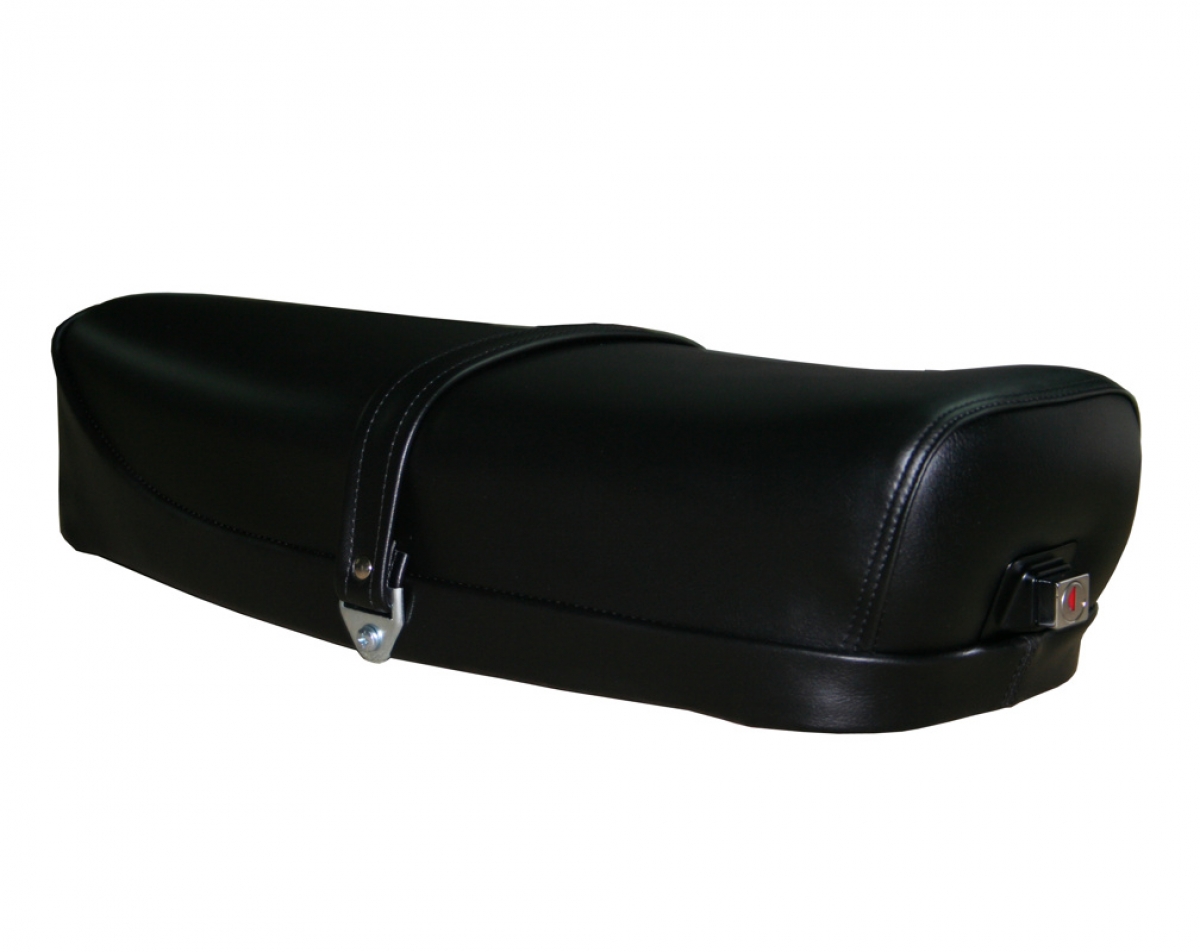 Sella Sportiva Yankee Per Vespa 50/90/125/Primavera/ET3 - Con Serratura, Colore Nero - Foto 3