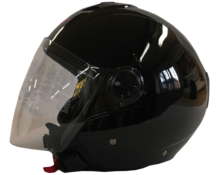 Helmet jet DF13 metal black